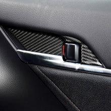 Load image into Gallery viewer, 8 in 1 Car Carbon Fiber Door Inner Handle Wrist Panel Decorative Sticker for Toyota Eighth Generation Camry 2018-2019, Door Inner Handle Wrist