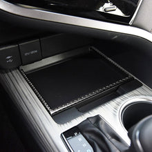 Load image into Gallery viewer, Car Carbon Fiber Storage Box U Shape Frame Decorative Sticker for Toyota Eighth Generation Camry 2018-2019, Storage Box U Shape Frame