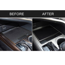 Load image into Gallery viewer, Car Carbon Fiber Storage Box U Shape Frame Decorative Sticker for Toyota Eighth Generation Camry 2018-2019, Storage Box U Shape Frame