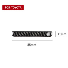 Load image into Gallery viewer, Car Carbon Fiber Storage Box Groove Decorative Sticker for Toyota Eighth Generation Camry 2018-2019, Left Drive, Storage Box Groove
