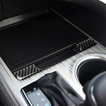 Load image into Gallery viewer, Car Carbon Fiber Storage Box Frame Decorative Sticker for Toyota Eighth Generation Camry 2018-2019, Storage Box Frame