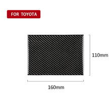 Load image into Gallery viewer, Car Carbon Fiber Storage Box Decorative Sticker for Toyota Eighth Generation Camry 2018-2019, Storage Box