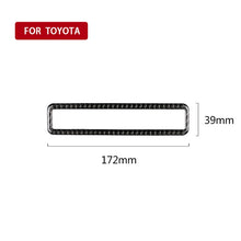 Load image into Gallery viewer, Car Carbon Fiber Main Driving Multi-functional Button Frame Decorative Sticker for Toyota Eighth Generation Camry 2018-2019, Main Driving Multi-functional Button