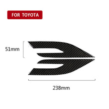 Load image into Gallery viewer, 2 PCS Car Carbon Fiber Headlight Decorative Sticker for Toyota Eighth Generation Camry 2018-2019, Headlight