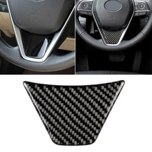 Load image into Gallery viewer, Car Carbon Fiber Steering Wheel Decorative Sticker for Toyota Eighth Generation Camry 2018-2019, Steering Wheel
