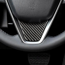 Load image into Gallery viewer, Car Carbon Fiber Steering Wheel Decorative Sticker for Toyota Eighth Generation Camry 2018-2019, Steering Wheel