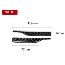 Load image into Gallery viewer, 2 PCS Car Carbon Fiber Rearview Mirror Anti-collision Strip Protection Guards Trims Stickers for Toyota Eighth Generation Camry 2018-2019, Rearview Mirror