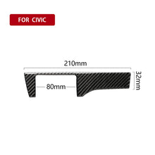 Load image into Gallery viewer, Car Carbon Fiber Headlight Switch Panel Decorative Sticker for Honda Tenth Generation Civic 2016-2019, Left Drive, Headlight Switch