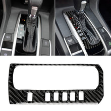 Load image into Gallery viewer, Car Carbon Fiber Gear Position Button Frame Decorative Sticker for Honda Tenth Generation Civic 2016-2019, Left Drive, Gear Position Button Frame