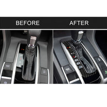 Load image into Gallery viewer, Car Carbon Fiber Gear Position Button Frame Decorative Sticker for Honda Tenth Generation Civic 2016-2019, Left Drive, Gear Position Button Frame