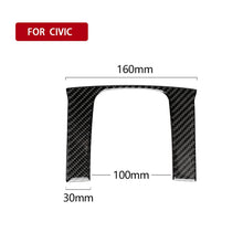 Load image into Gallery viewer, Car Carbon Fiber Gear Position Panel Decorative Sticker for Honda Tenth Generation Civic 2016-2019, Gear Position Pane
