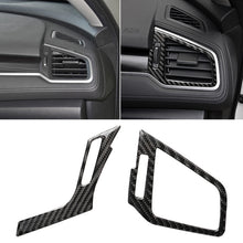 Load image into Gallery viewer, Car Carbon Fiber Right and Left Air Outlet Decorative Sticker for Honda Tenth Generation Civic 2016-2019, Left Drive, Right and Left Air Outlet