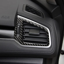 Load image into Gallery viewer, Car Carbon Fiber Right and Left Air Outlet Decorative Sticker for Honda Tenth Generation Civic 2016-2019, Left Drive, Right and Left Air Outlet