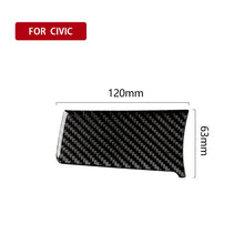 Load image into Gallery viewer, Car Carbon Fiber Central Control Left Stripe Decorative Sticker for Honda Tenth Generation Civic 2016-2019, Left Drive, Central Control Left Stripe