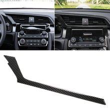 Load image into Gallery viewer, Car Carbon Fiber Central Control Air Outlet Below Decorative Sticker for Honda Tenth Generation Civic 2016-2019, Left Drive, Central Control Air Outlet Below