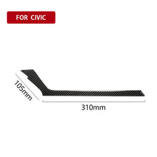 Load image into Gallery viewer, Car Carbon Fiber Central Control Air Outlet Below Decorative Sticker for Honda Tenth Generation Civic 2016-2019, Left Drive, Central Control Air Outlet Below