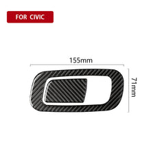 Load image into Gallery viewer, Car Carbon Fiber Storage Box Switch Decorative Sticker for Honda Tenth Generation Civic 2016-2019, Left Drive, Storage Box Switch