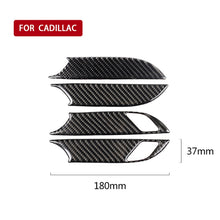 Load image into Gallery viewer, Car Carbon Fiber Door Inner Handle Wrist Panel Decorative Sticker for Cadillac XT5 2016-2017, Door Inner Handle Wrist