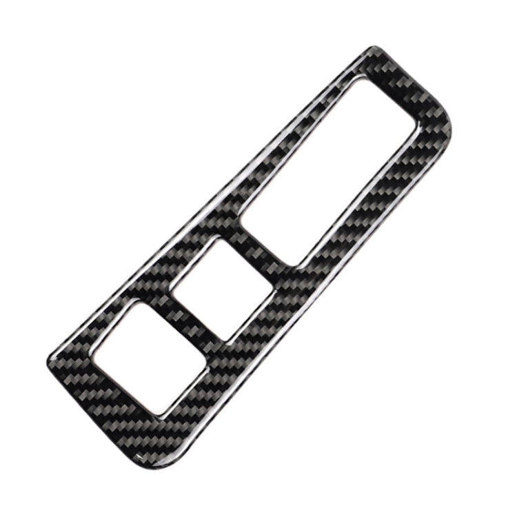 Car Carbon Fiber Headlight Switch Frame Decorative Sticker for Cadillac XT5 2016-2017, High Version, Left Drive, Headlight Switch