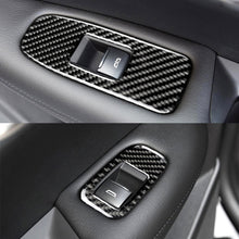 Load image into Gallery viewer, Car Carbon Fiber Door Window Lift Panel Decorative Sticker for Cadillac XT5 2016-2017, Door Window Lift Panel