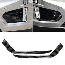 Load image into Gallery viewer, Car Carbon Fiber Front Fog Light Decorative Stripe for Cadillac XT5 2016-2017, Left Drive, Front Fog Light