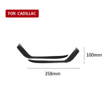 Load image into Gallery viewer, Car Carbon Fiber Front Fog Light Decorative Stripe for Cadillac XT5 2016-2017, Left Drive, Front Fog Light