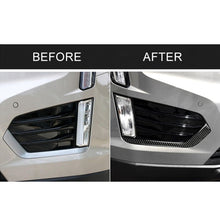 Load image into Gallery viewer, Car Carbon Fiber Front Fog Light Decorative Stripe for Cadillac XT5 2016-2017, Left Drive, Front Fog Light
