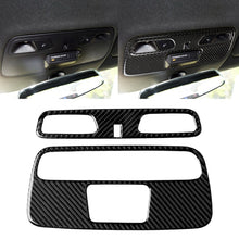 Load image into Gallery viewer, 2 in 1 Car Carbon Fiber Dome Light Panel Decorative Sticker for Chevrolet Camaro 2016, Dome Light Panel