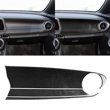 Load image into Gallery viewer, 3 in 1 Car Carbon Fiber Front Passenger Central Control Panel Decorative Sticker for Chevrolet Camaro 2017-2019, Left Drive, Front Passenger Central Control