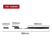 Load image into Gallery viewer, 5 in 1 Car Carbon Fiber Central Console Decorative Sticker for Chevrolet Camaro 2017-2019, Left Drive, Central Console