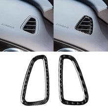 Load image into Gallery viewer, 2 PCS Car Carbon Fiber Instrument Air Outlet Decorative Sticker for Chevrolet Camaro 2017-2019, Instrument Air Outlet
