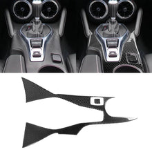 Load image into Gallery viewer, 2 in 1 Car Carbon Fiber Central Control Gear Outer Frame Decorative Sticker for Chevrolet Camaro 2017-2019, Central Control Gear Outer Frame