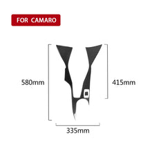 Load image into Gallery viewer, 2 in 1 Car Carbon Fiber Central Control Gear Outer Frame Decorative Sticker for Chevrolet Camaro 2017-2019, Central Control Gear Outer Frame