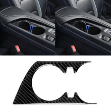 Load image into Gallery viewer, Car Carbon Fiber Water Cup Holder Decorative Sticker for Chevrolet Camaro 2017-2019, Water Cup Holder