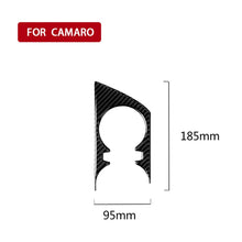 Load image into Gallery viewer, Car Carbon Fiber Water Cup Holder Decorative Sticker for Chevrolet Camaro 2017-2019, Water Cup Holder