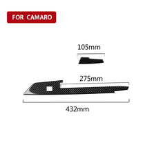 Load image into Gallery viewer, 2 in 1 Car Carbon Fiber Central Control Stripe Decorative Sticker for Chevrolet Camaro 2017-2019, Central Control Stripe