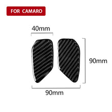 Load image into Gallery viewer, Car Carbon Fiber Door Inner Handle Wrist Panel Decorative Sticker for Chevrolet Camaro 2017-2019, Door Inner Handle Wrist Panel