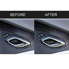 Load image into Gallery viewer, Car Carbon Fiber Door Inner Handle Wrist Panel Decorative Sticker for Chevrolet Camaro 2017-2019, Door Inner Handle Wrist Panel