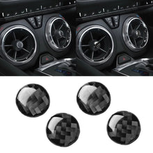 Load image into Gallery viewer, 4 PCS Car Carbon Fiber Air Outlet Decorative Sticker for Chevrolet Camaro 2017-2019, Air Outlet