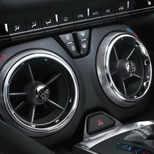 Load image into Gallery viewer, 4 PCS Car Carbon Fiber Air Outlet Decorative Sticker for Chevrolet Camaro 2017-2019, Air Outlet