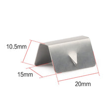 Load image into Gallery viewer, 10 PCS Car Windshield Clip Wind / Rain Deflector Channel Metal Buckle for Heko G3, For Heko G3