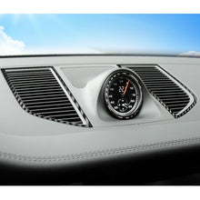 Load image into Gallery viewer, 2 PCS Carbon Fiber Car Instrument Air Outlet Panel Decorative Sticker for Porsche Macan, Instrument Air Outlet