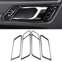 Load image into Gallery viewer, 4 PCS Carbon Fiber Car Door Handle Frame Decorative Sticker for Porsche Macan, Door Handle Frame