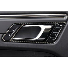 Load image into Gallery viewer, 4 PCS Carbon Fiber Car Door Handle Frame Decorative Sticker for Porsche Macan, Door Handle Frame