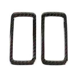 2 PCS Carbon Fiber Car Rear Dome Light Panel Decorative Sticker for Porsche Macan, Rear Dome Light
