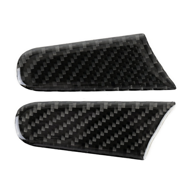 2 PCS Carbon Fiber Car Rearview Mirror Decorative Sticker for Porsche Macan, Rearview Mirror