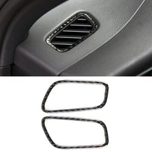 Load image into Gallery viewer, 2 PCS Carbon Fiber Car Left and Right Air Outlet Panel Decorative Sticker for Porsche Macan, Left and Right Air Outlet