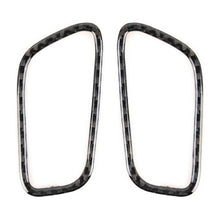 Load image into Gallery viewer, 2 PCS Carbon Fiber Car Left and Right Air Outlet Panel Decorative Sticker for Porsche Macan, Left and Right Air Outlet