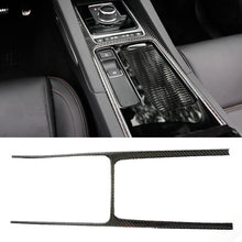 Load image into Gallery viewer, Carbon Fiber Car Water Cup Gear Frame Decorative Sticker for Jaguar F-PACE, Water Cup Gear Frame