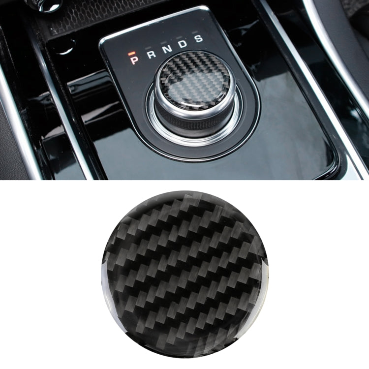 Carbon Fiber Car Gear Decorative Sticker for Jaguar F-PACE, Gear
